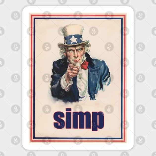 simp! Sticker by artNpop